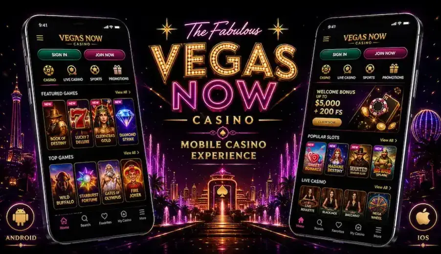 Using the browser-based Vegasnow Mobile version